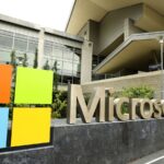 A panoramic view of Microsoft's headquarters