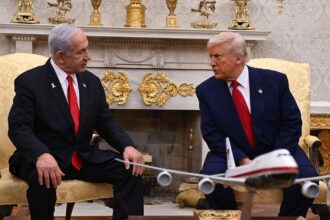 "Both leaders of powerful nations having a conversation at the White House