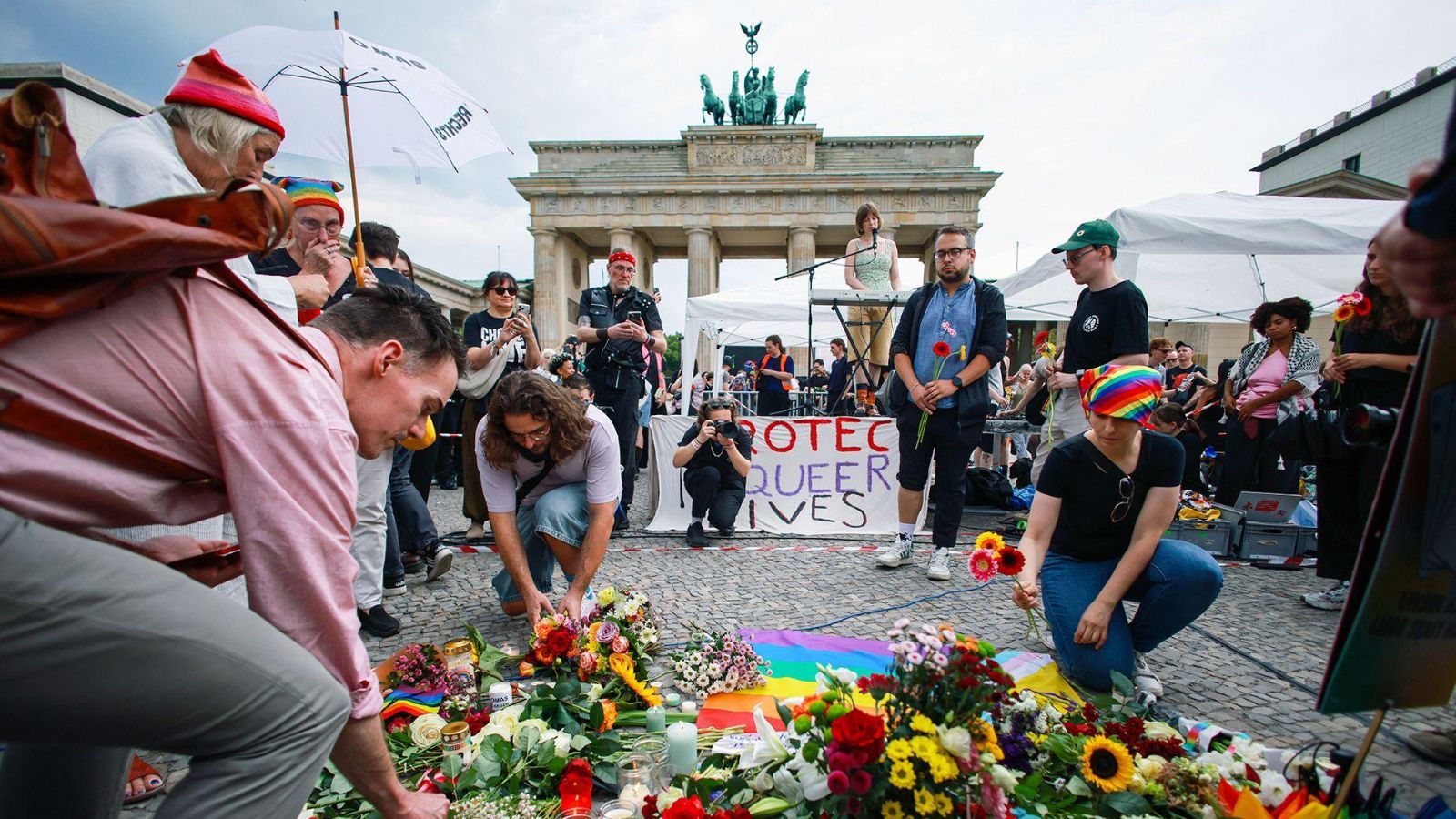 Attack at Berlin pride festival shocks germany and reignites security debate