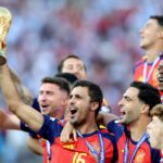 Spain defeats argentina and wins Its second World Cup star