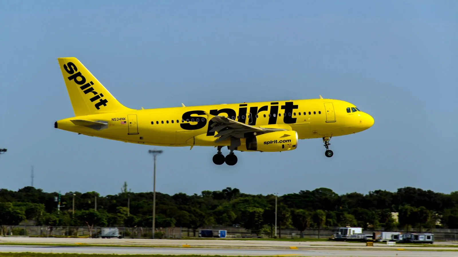 Google buys Spirit Airlines’ internal data for $10 million to boost its artificial intelligence models A Spirit Airlines plane taking off after departing from an airport runway