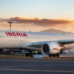 Iberia postpones its return to Cuba until 2027 amid island’s energy crisis An Iberia Airlines plane parked and boarding passengers