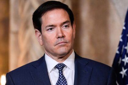 Marco Rubio says U.S.-Venezuela oil deal could attract $100 billion in private investment Marco with a very serious expression while being photographed