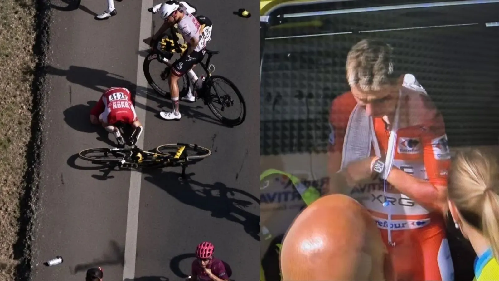 Shock at La Vuelta! Tadej Pogačar withdraws after serious crash Shock at La Vuelta! Tadej Pogačar withdraws after serious crash