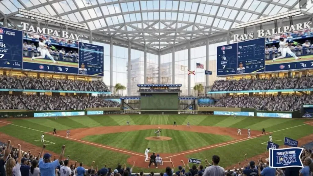 Tampa Bay Rays take a major step forward as $2.3 billion stadium gets approval The Rays' stadium completely packed in the middle of a baseball game