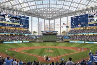 Tampa Bay Rays take a major step forward as $2.3 billion stadium gets approval The Rays' stadium completely packed in the middle of a baseball game