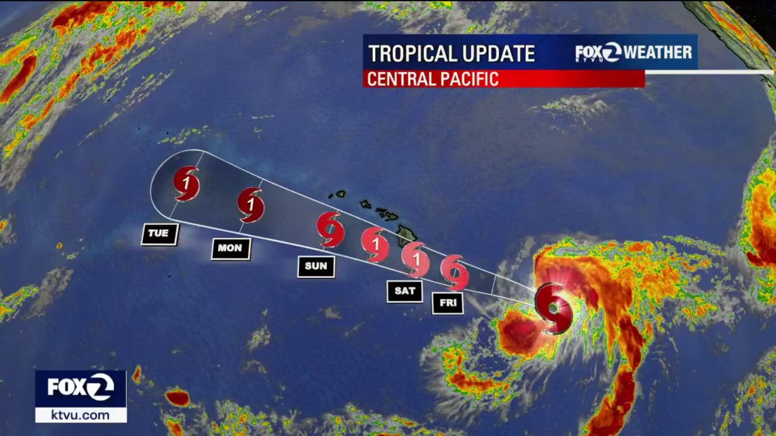 Tropical storm Lala threatens Hawaii and could become a hurricane Tropical storm Lala threatens Hawaii and could become a hurricane