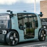 Zoox self driving cars raise concerns after test drivers suffer injuries A high-tech taxi parked while charging its battery