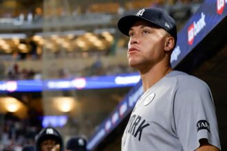 Aaron Judge returns to the injured list as Yankees face crucial stretch Judge sitting on his team's bench while watching his teammates play