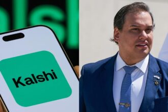 On one side, an image of the app’s name, and on the other, the smiling millionaire