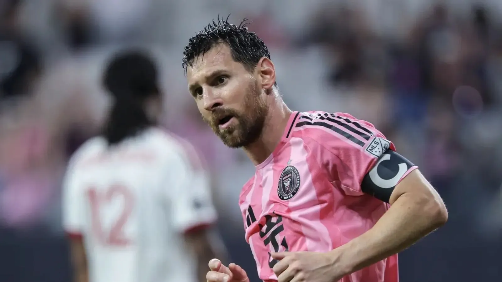 Messi reaches 100 goals as Inter Miami wins Campeones Cup against Cruz Azul Messi completely covered in sweat and giving it his all in a match where he is the captain