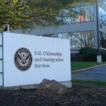 Trump’s new Green Card Rule sparks controversy over public benefits One of the U.S. Citizenship and Immigration Services offices with its logo